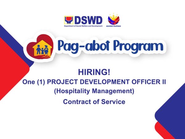 dswd pagabot program job hiring career opportunities