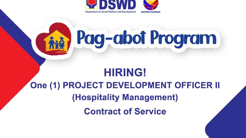 dswd pagabot program job hiring career opportunities