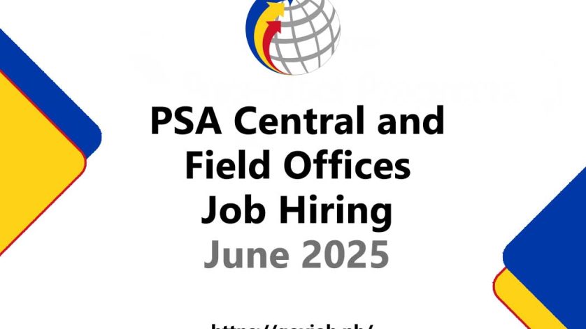 psa central and field offices job hiring opportunities june 2025